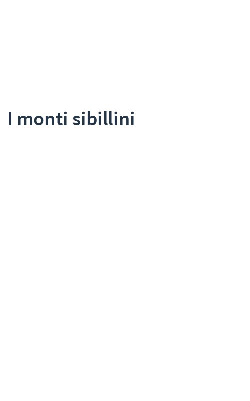 I monti sibillini