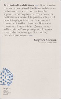Breviario di architettura