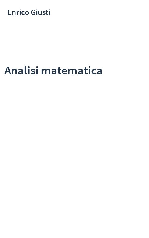 Analisi matematica