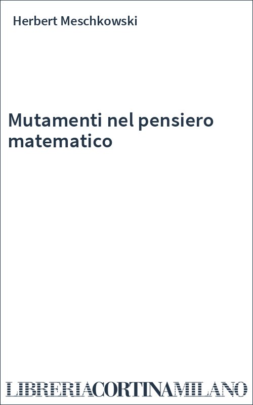 Mutamenti nel pensiero matematico