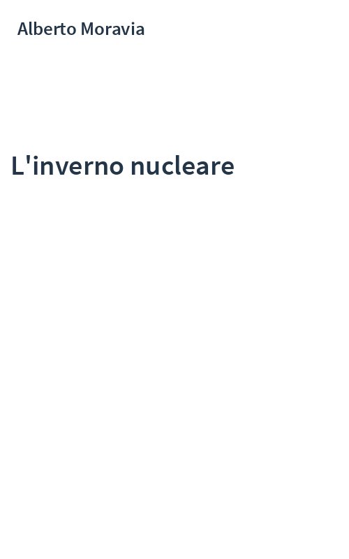 L'inverno nucleare
