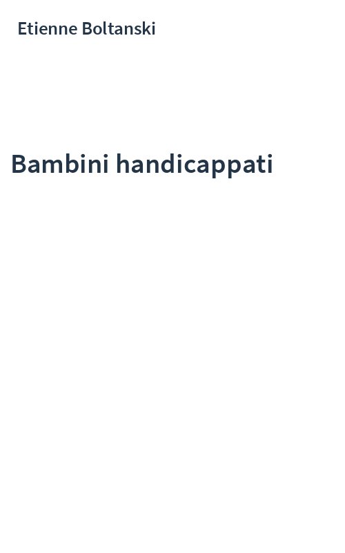 Bambini handicappati