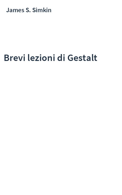 Brevi lezioni di Gestalt