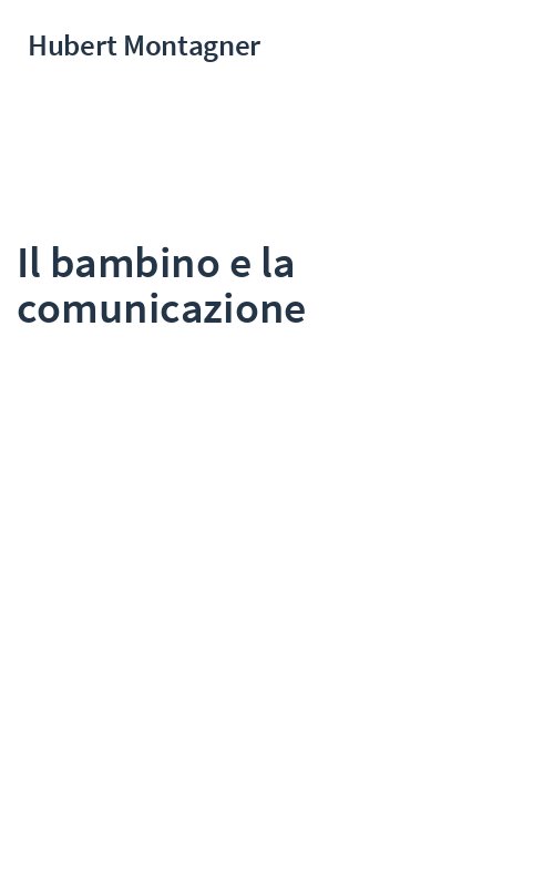 Il bambino e la comunicazione
