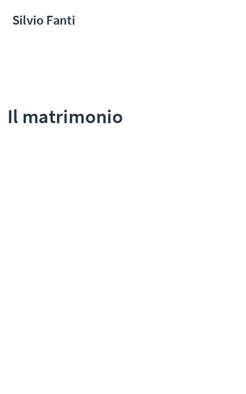 Il matrimonio