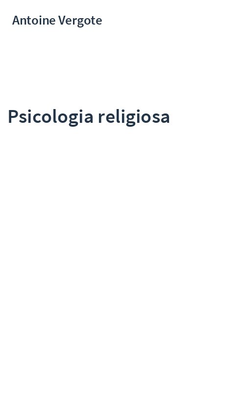 Psicologia religiosa