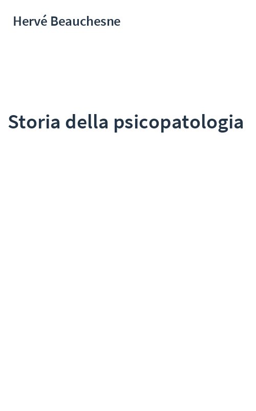 Storia della psicopatologia