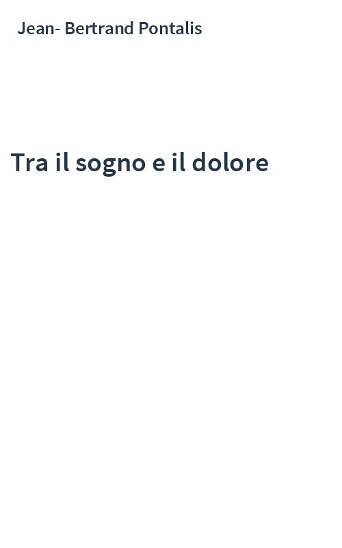 Tra il sogno e il dolore