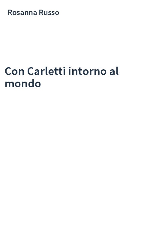 Con Carletti intorno al mondo