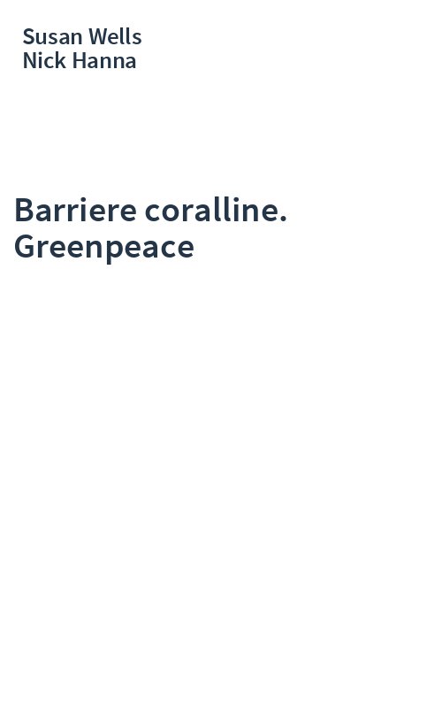 Barriere coralline. Greenpeace