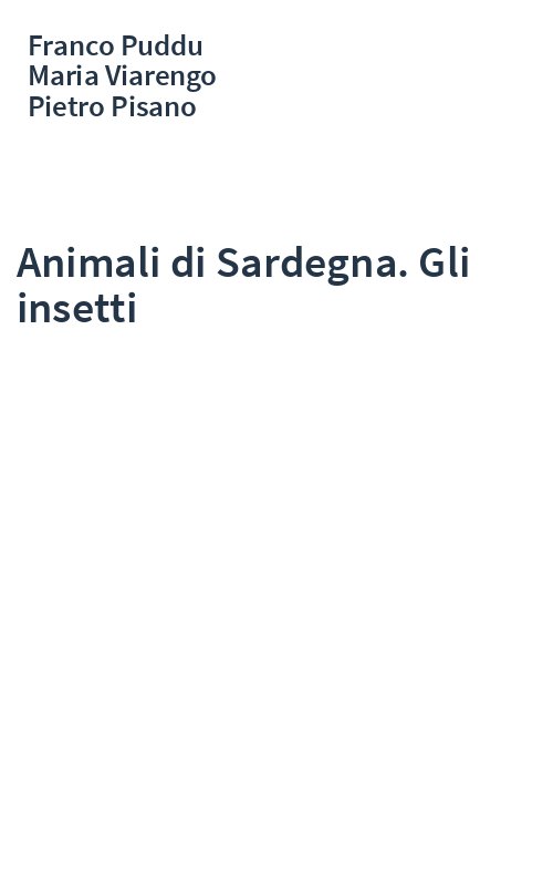 Animali di Sardegna. Gli insetti
