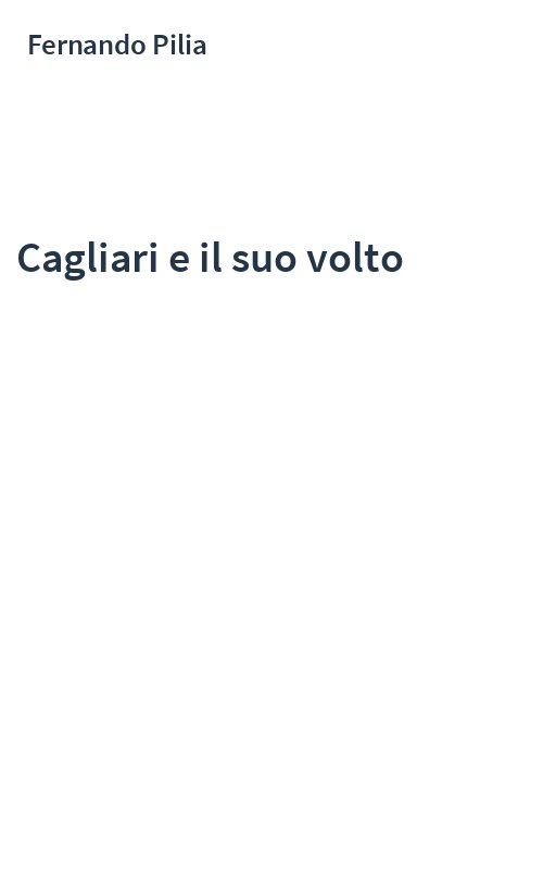 Cagliari e il suo volto