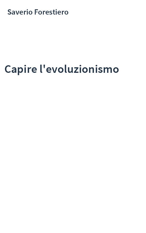Capire l'evoluzionismo