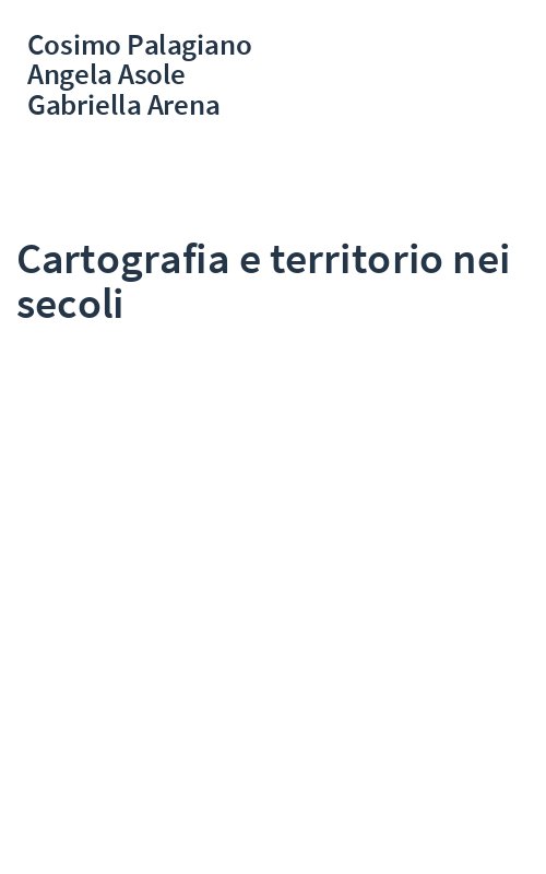 Cartografia e territorio nei secoli