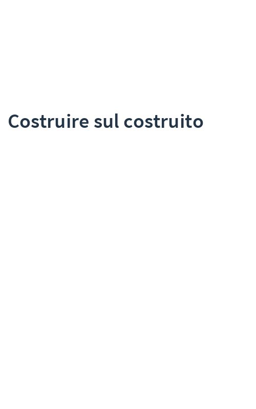 Costruire sul costruito