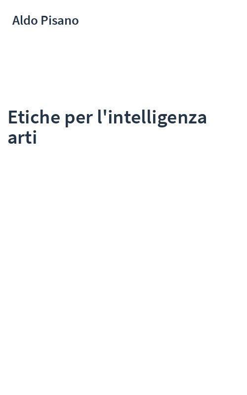 Etiche per l'intelligenza arti