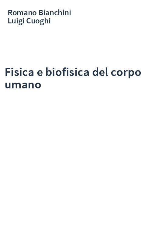 Fisica e biofisica del corpo umano
