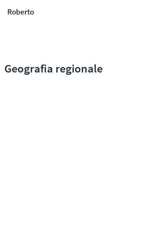 Geografia regionale