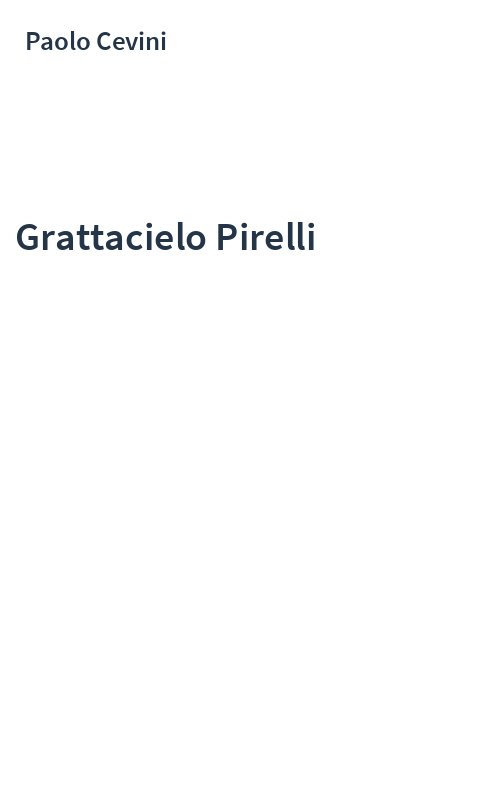 Grattacielo Pirelli