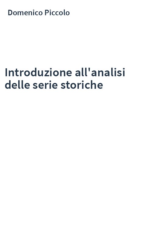 Introduzione all'analisi delle serie storiche
