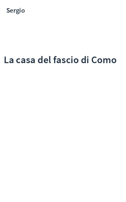 La casa del fascio di Como