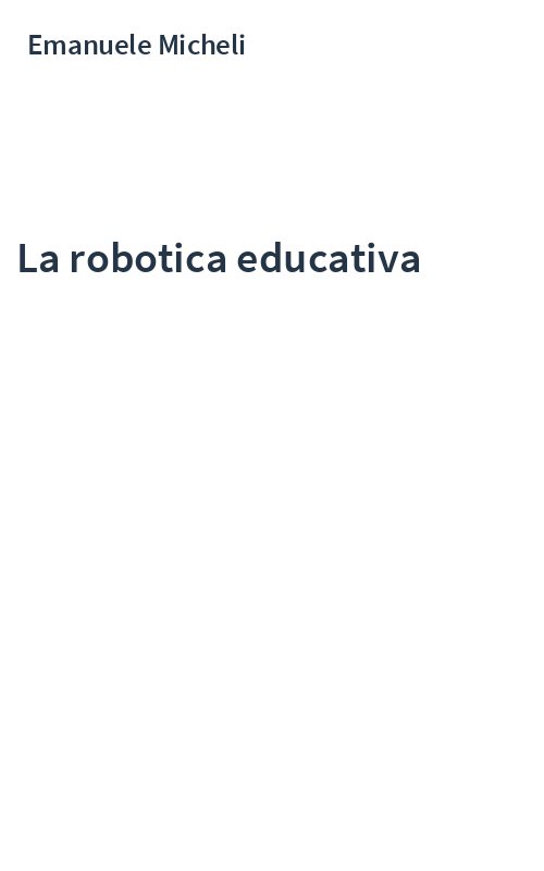 La robotica educativa