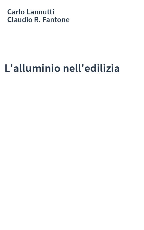 L'alluminio nell'edilizia