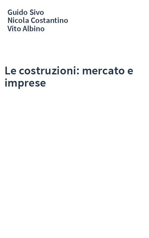 Le costruzioni: mercato e imprese