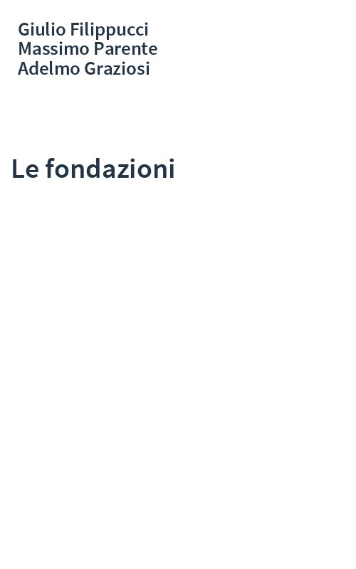 Le fondazioni
