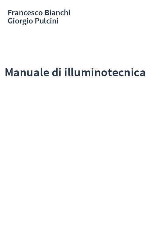 Manuale di illuminotecnica