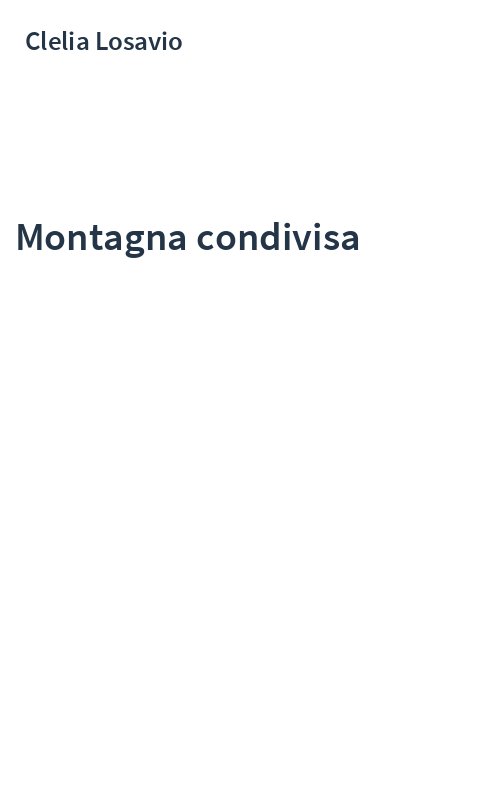 Montagna condivisa