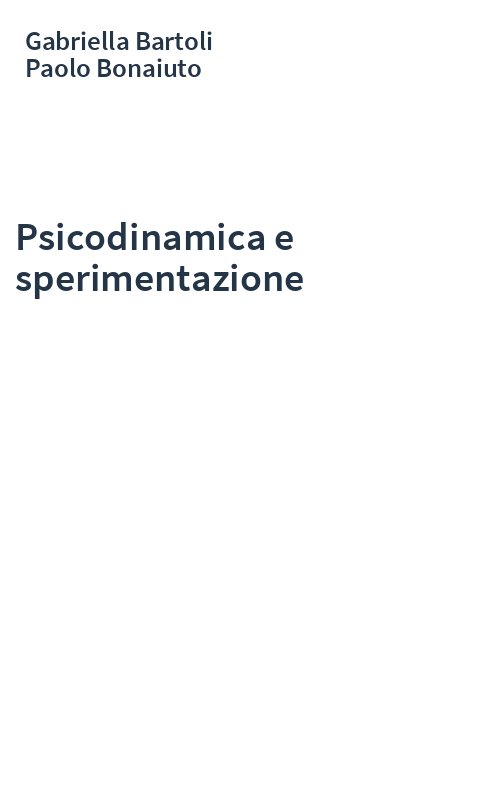 Psicodinamica e sperimentazione