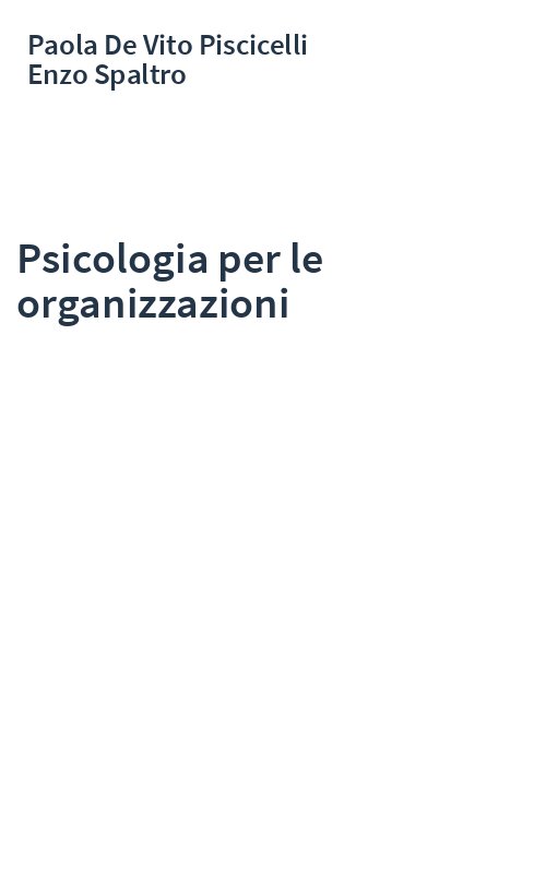 Psicologia per le organizzazioni