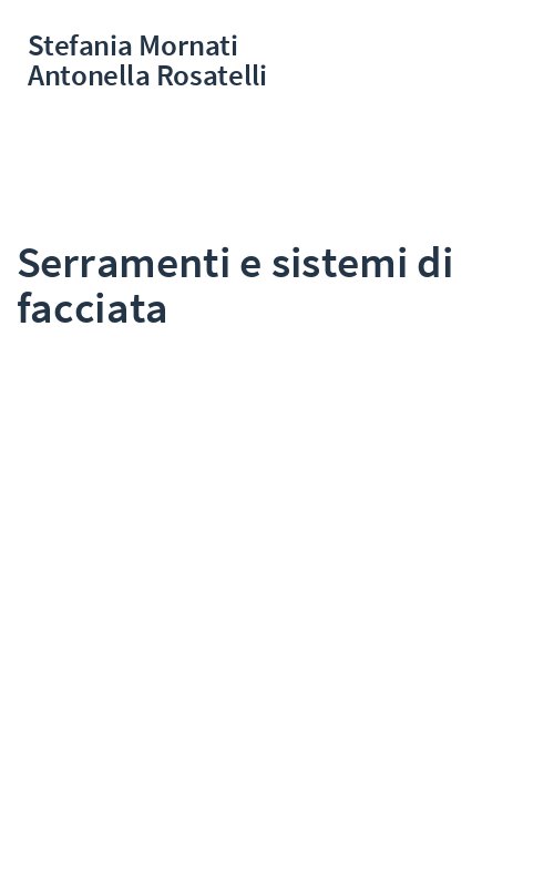 Serramenti e sistemi di facciata