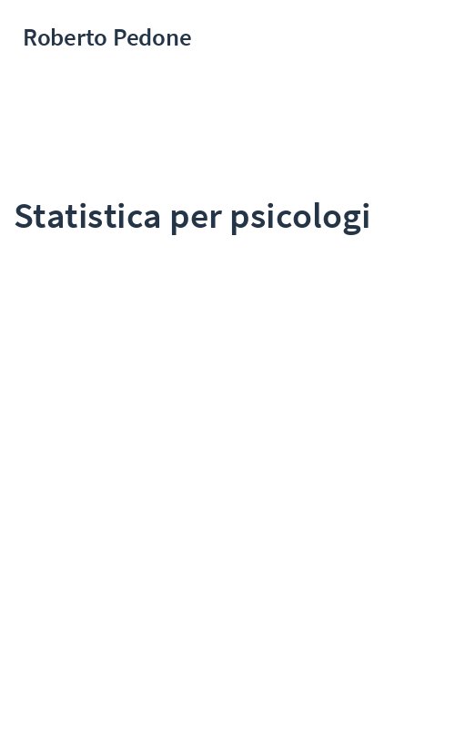 Statistica per psicologi