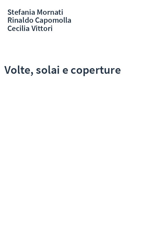 Volte, solai e coperture