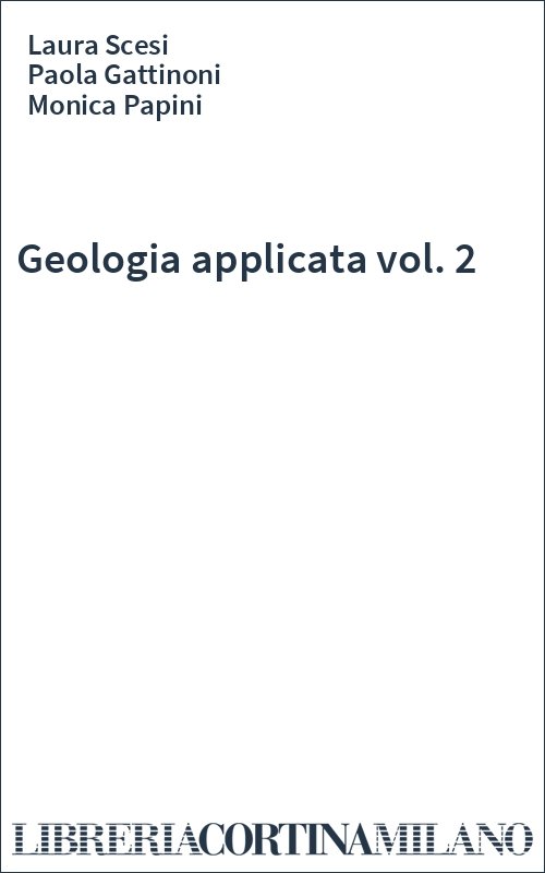 Geologia applicata vol. 2
