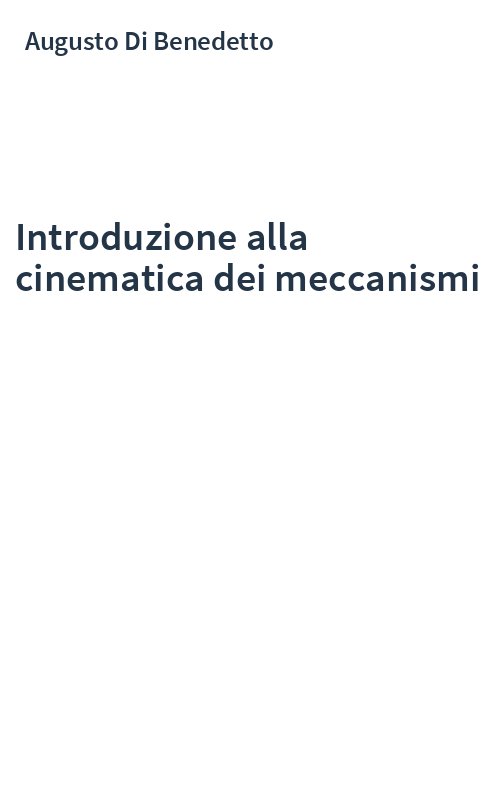 Introduzione alla cinematica dei meccanismi