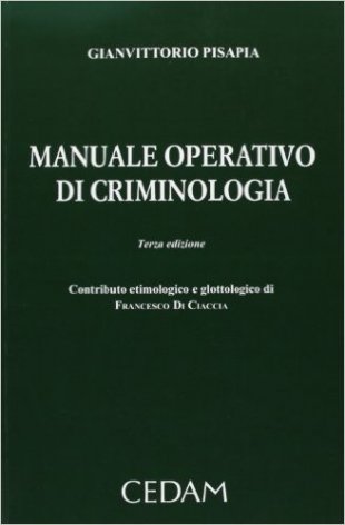 Manuale operativo di criminologia