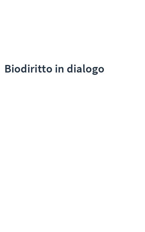 Biodiritto in dialogo