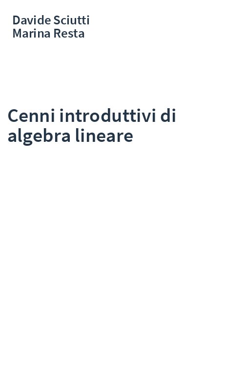 Cenni introduttivi di algebra lineare