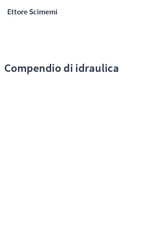 Compendio di idraulica