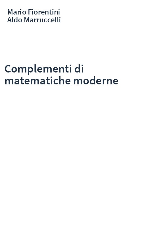 Complementi di matematiche moderne