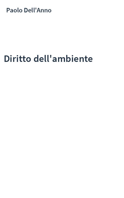 Diritto dell'ambiente