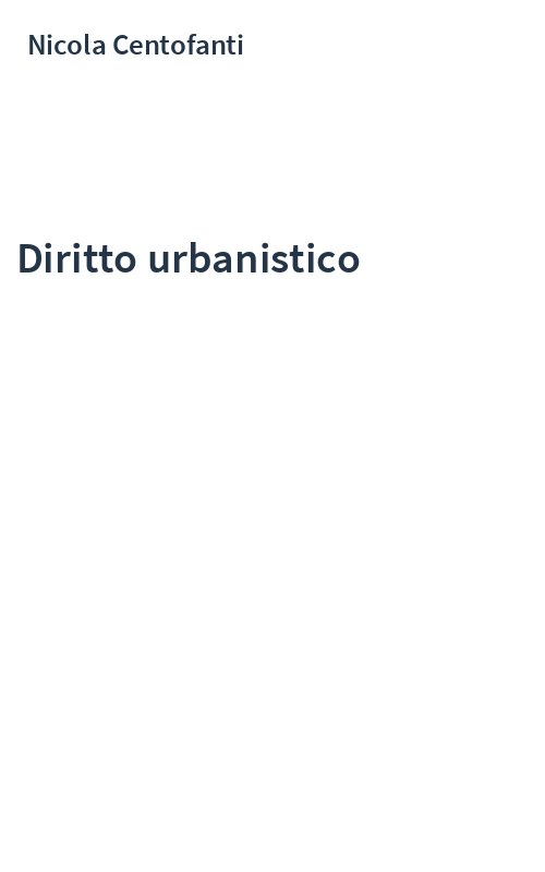 Diritto urbanistico