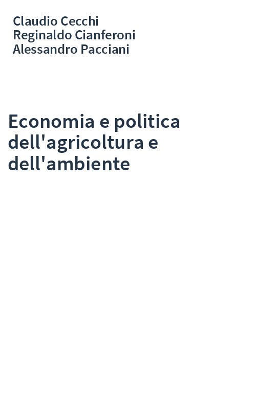 Economia e politica dell'agricoltura e dell'ambiente