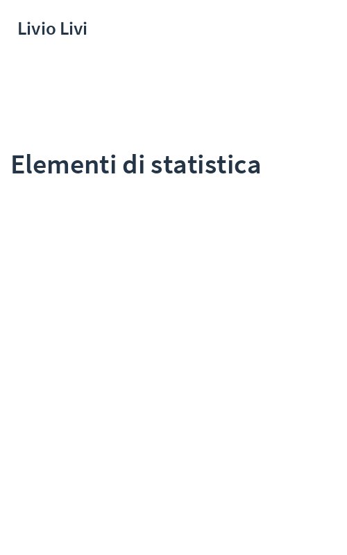 Elementi di statistica