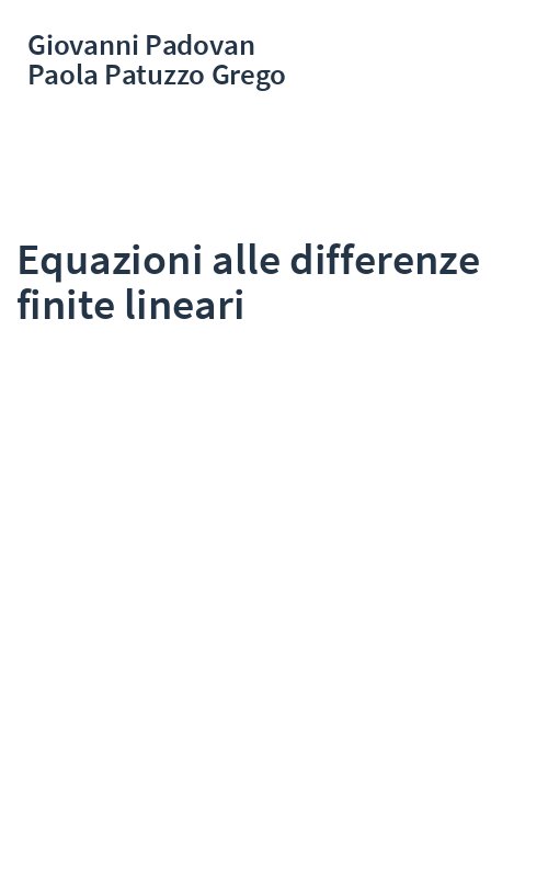 Equazioni alle differenze finite lineari