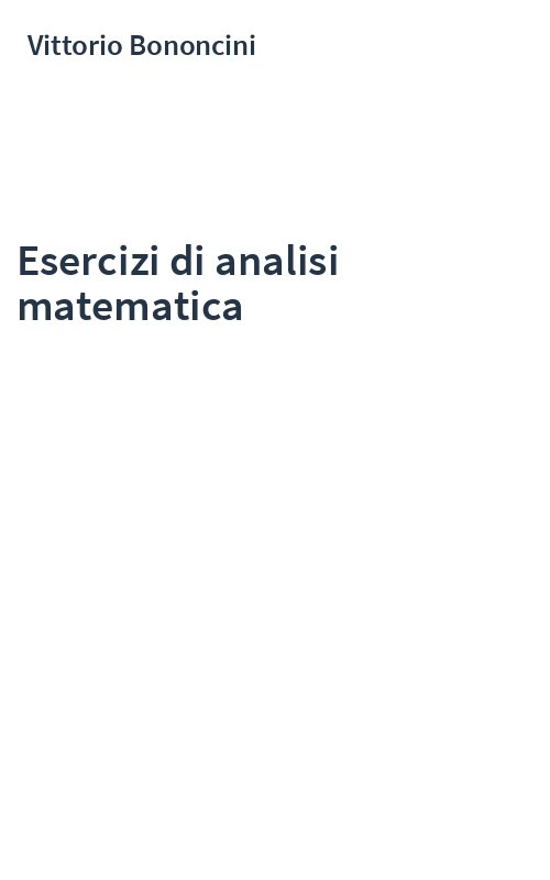 Esercizi di analisi matematica