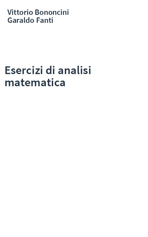 Esercizi di analisi matematica